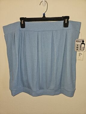 Just Be.. Womans Blue Tube Top Size 2xl